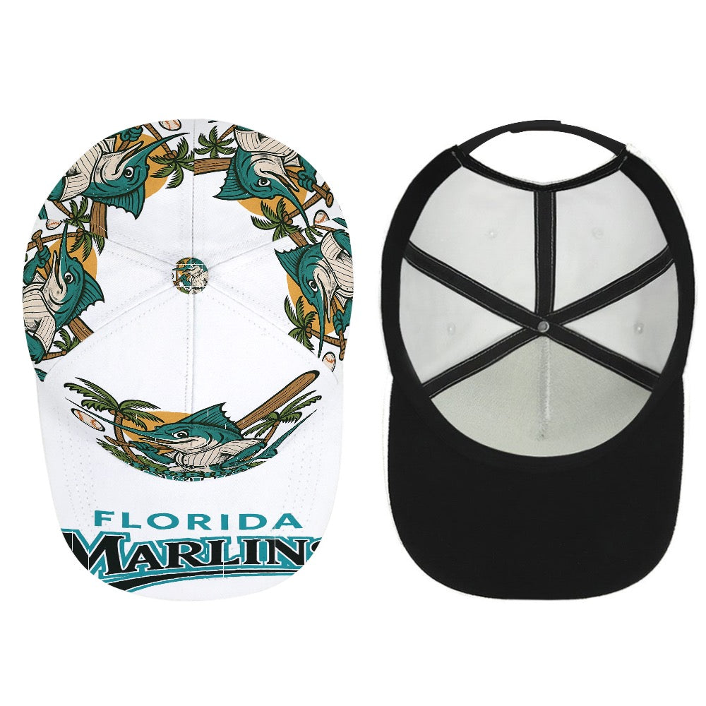 Florida Marlins Baseball Cap Trucker Hat