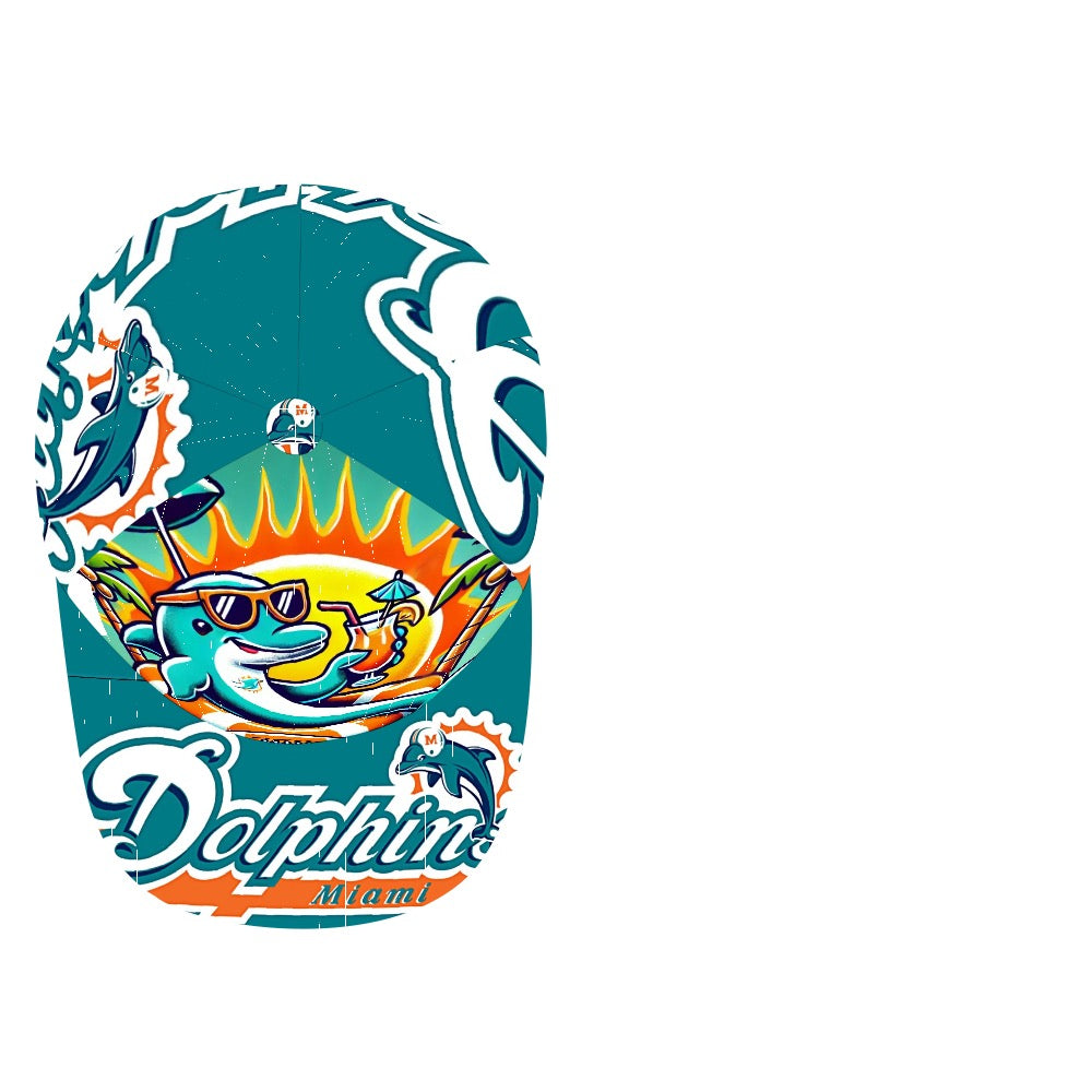 Miami Dolphins Trucker Hat, Miami Dolphins Baseball Cap, Football Fan Hat