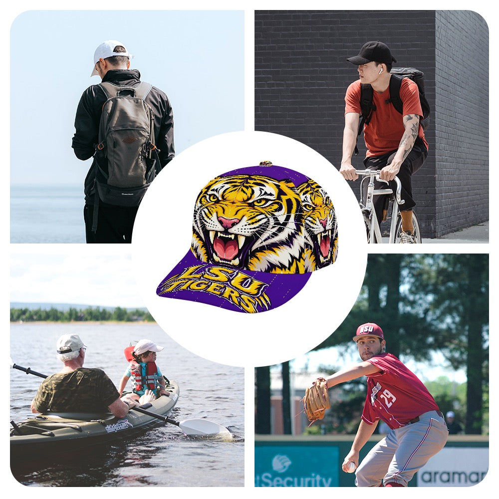 LSU Louisiana State University Tigers Baseball Cap – Trucker Hat