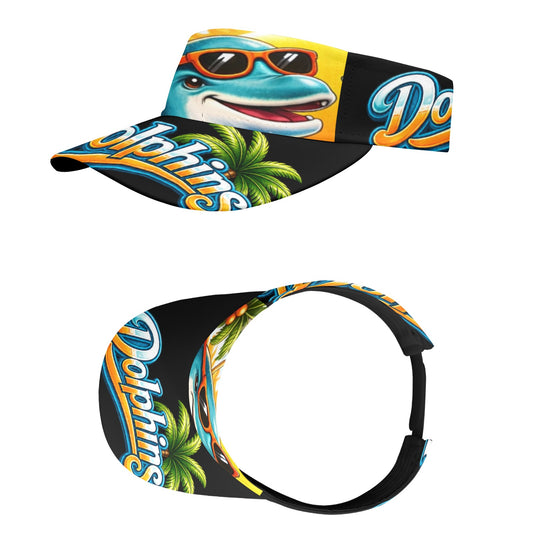 Miami Dolphins Sports Visor – Unisex Adjustable Sun Visor