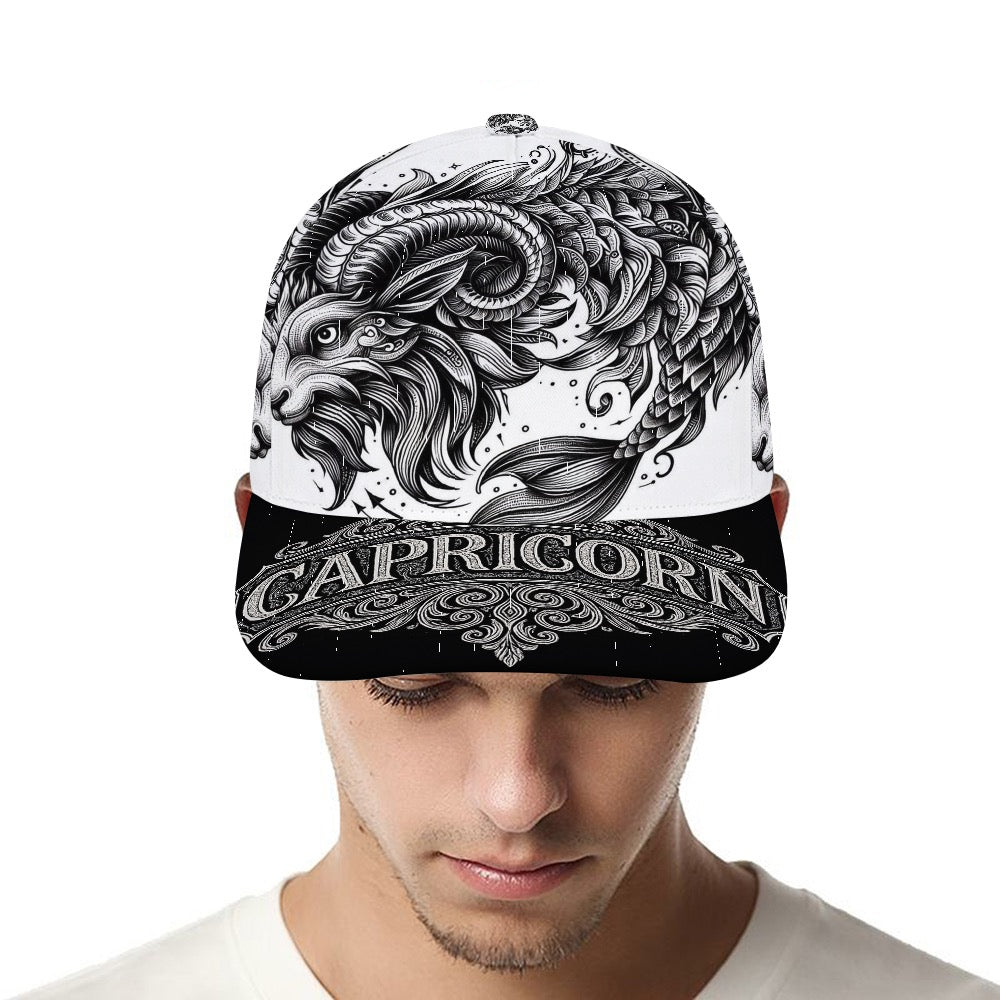 Capricorn Trucker Hat, Zodiac Sign Baseball Cap, Capricorn Astrology Gift
