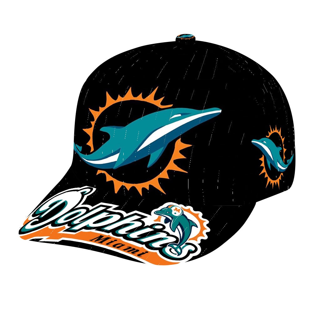 Miami Dolphins Trucker Hat, Miami Dolphins Baseball Cap, Dolphins Hat, Football Fan Gift