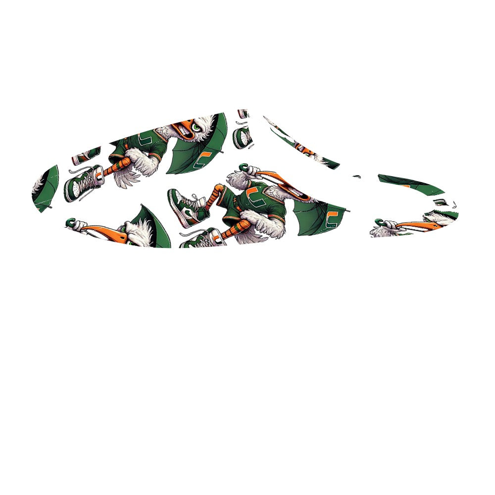 Miami Hurricanes Slippers University of Miami UM Men’s Women’s House Shoes
