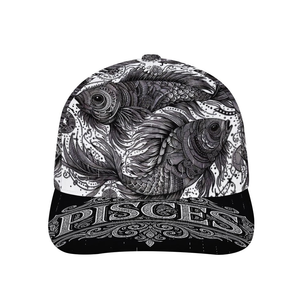 Pisces Zodiac Trucker Hat, Pisces Baseball Cap, Astrology Hat, Pisces Gift
