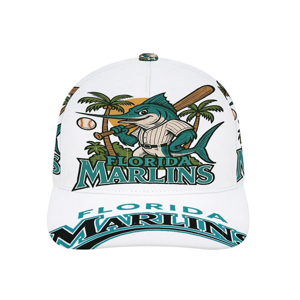 Florida Marlins Baseball Cap Trucker Hat