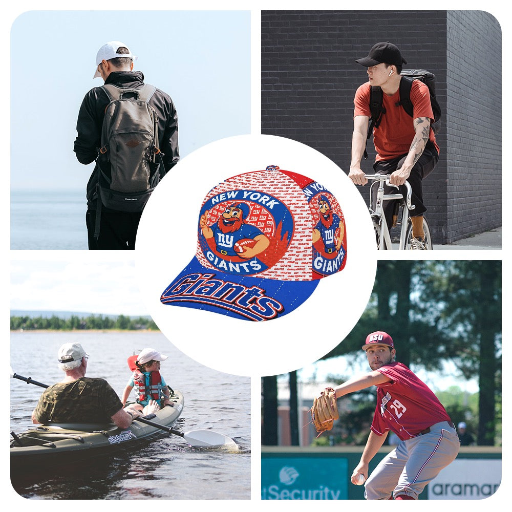 NY Giants Baseball Cap Trucker Hat – Unisex Football Fan Hat