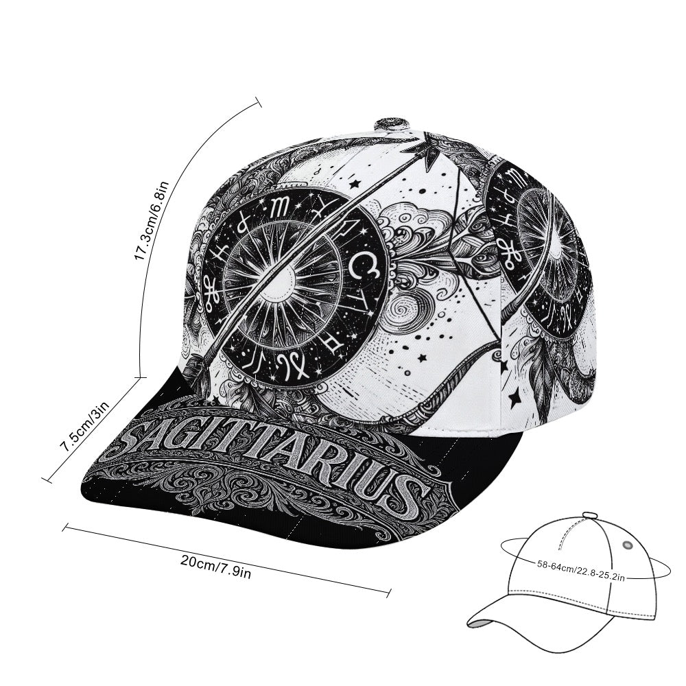 Sagittarius Zodiac Trucker Hat, Sagittarius Baseball Cap, Astrology Hat, Sagittarius Gift