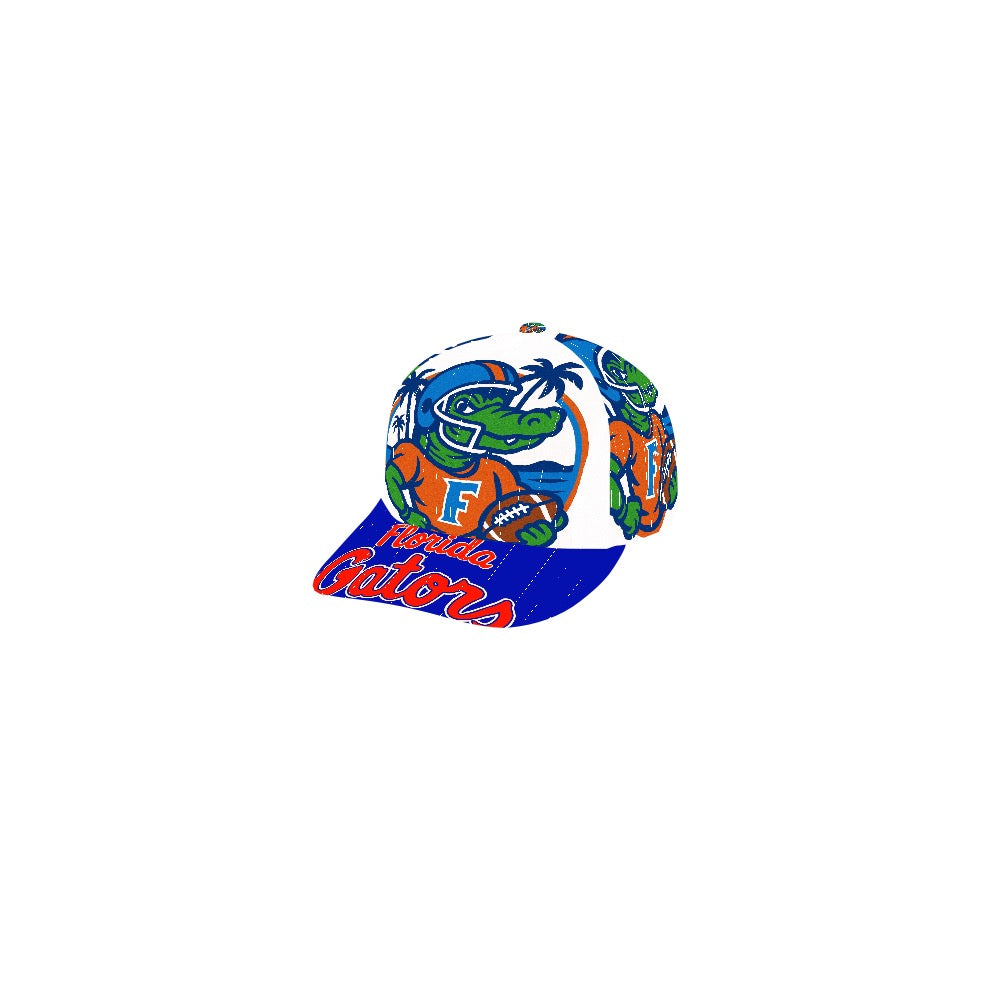 Florida Gators Trucker Hat, UF Gators Baseball Cap, Blue Brim