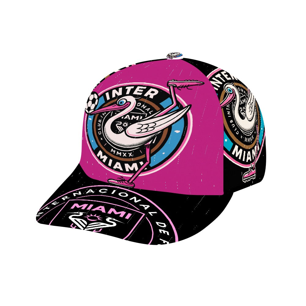 Inter Miami Trucker Hat, Soccer Fan Baseball Cap, Miami Football Hat, Unisex Sports Cap
