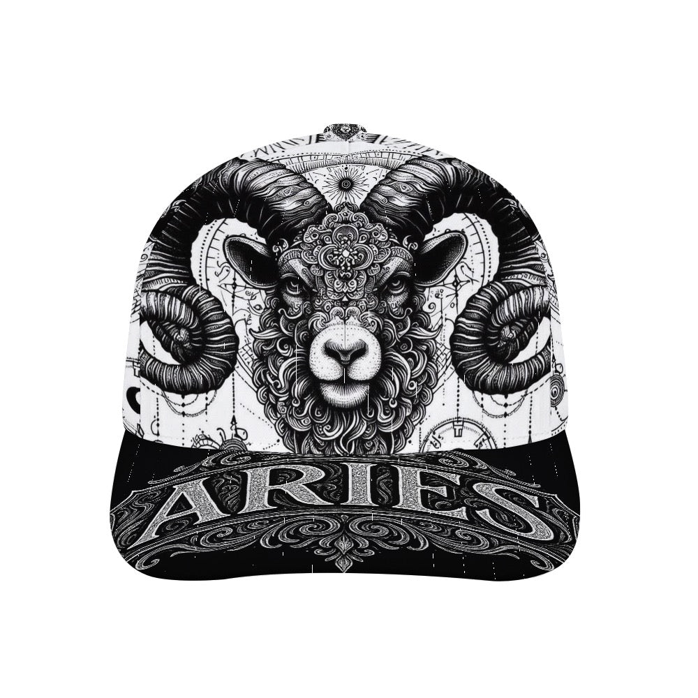 Aries Zodiac Trucker Hat, Aries Baseball Cap, Astrology Hat, Aries Gift