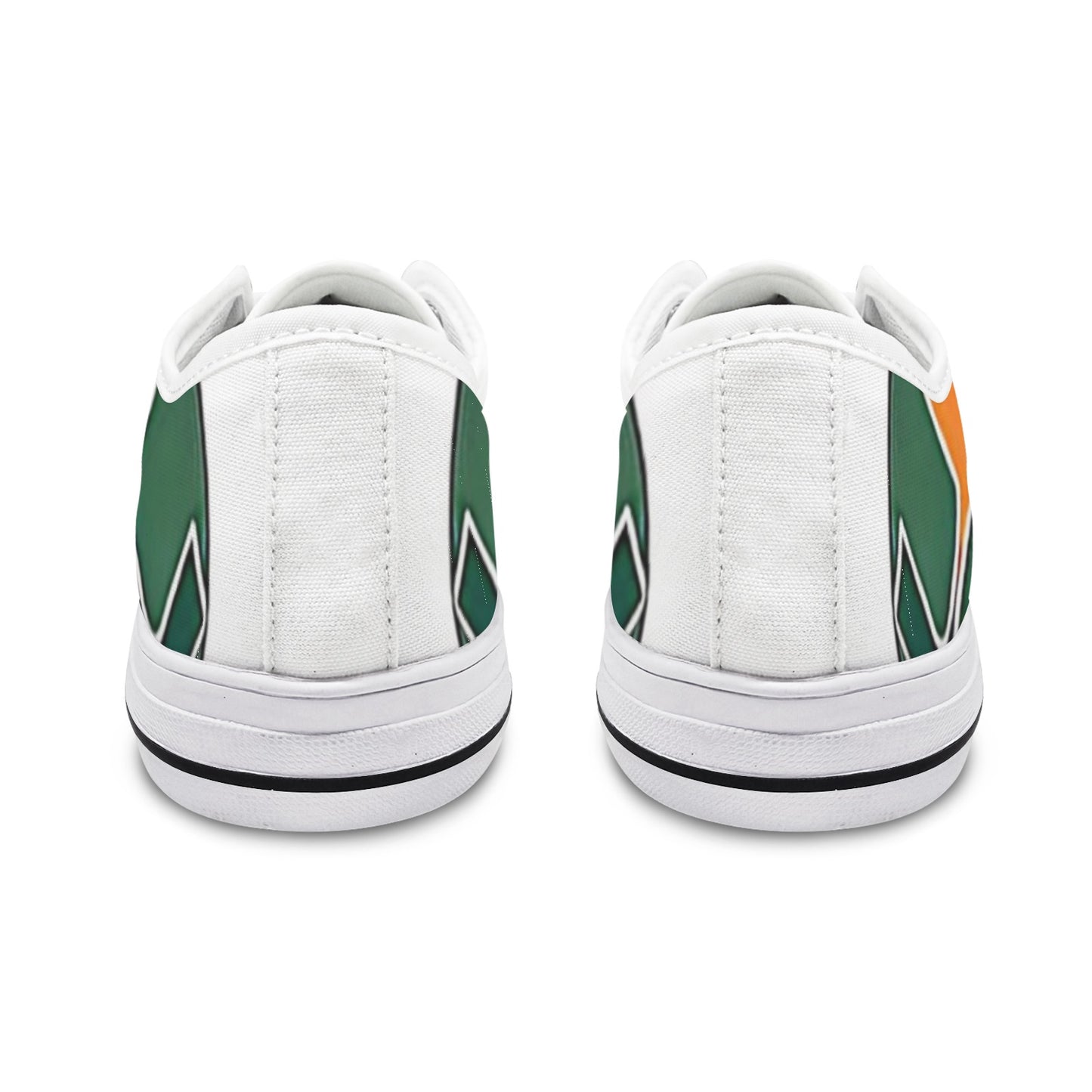 Miami Hurricanes Shoes University of Miami UM Men’s Low Top Sneakers