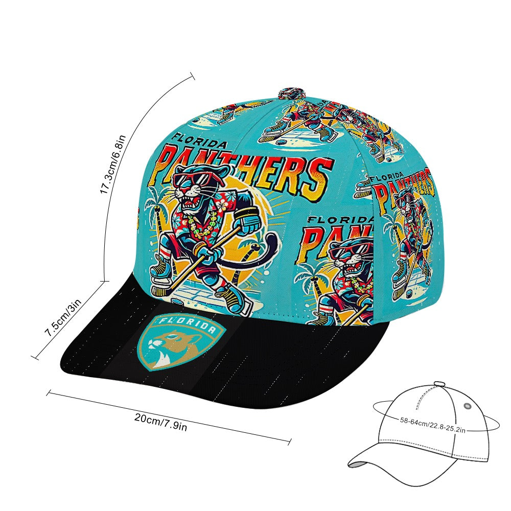Florida Panthers Trucker Hat, Hockey Baseball Cap, Panthers Fan Hat