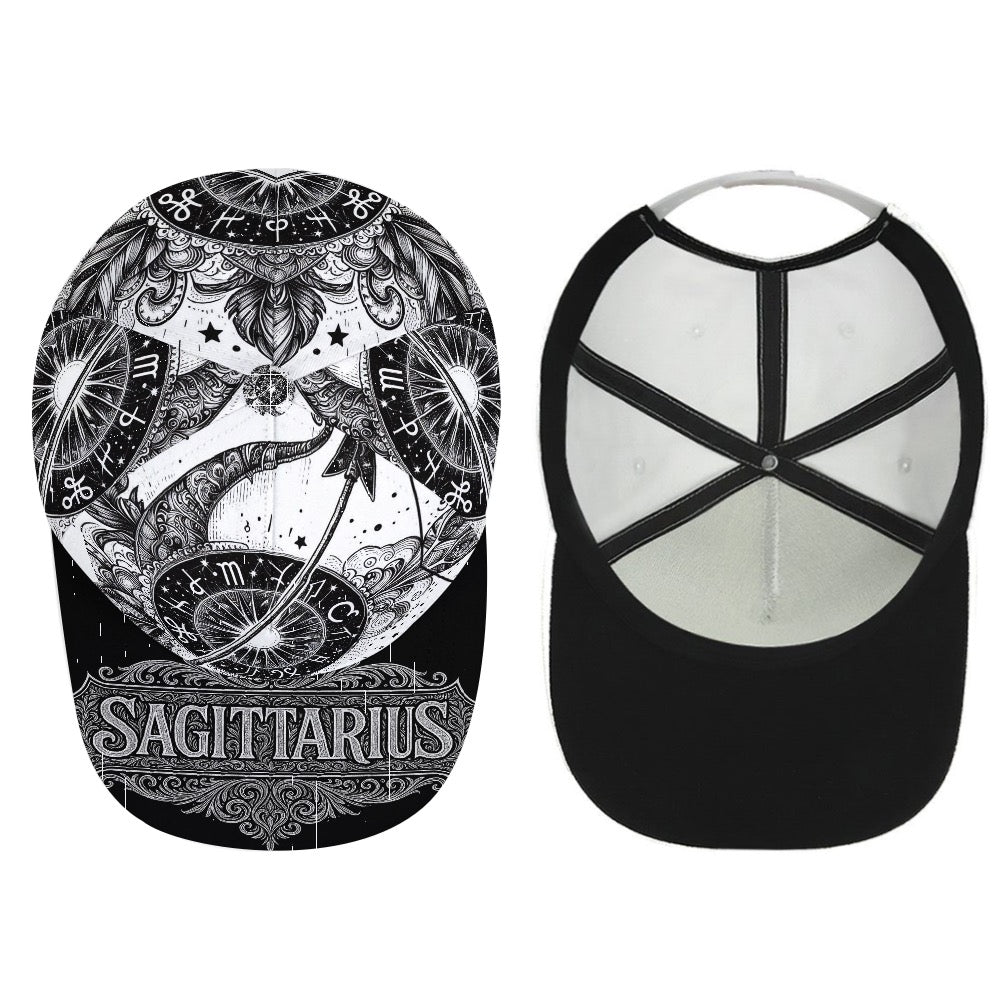 Sagittarius Zodiac Trucker Hat, Sagittarius Baseball Cap, Astrology Hat, Sagittarius Gift